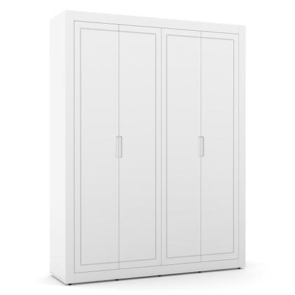 Imagem de Dormitório Tutto New 4 Portas, Cômoda 4 Gavetas e Berço com Capitonê - Matic Móveis