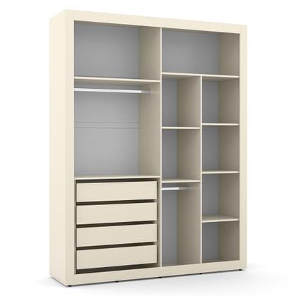 Imagem de Dormitório Tutto New 4 Portas, Cômoda 4 Gavetas e Berço com Capitonê - Matic Móveis