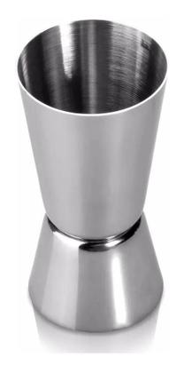 Imagem de Dosador de Bebidas Duplo 50ml e 25ml Aço Inox Mimo Style