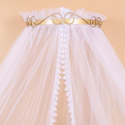 Imagem de Dossel de Berco De Bebe Para Parede Rococo Lateral Dourado