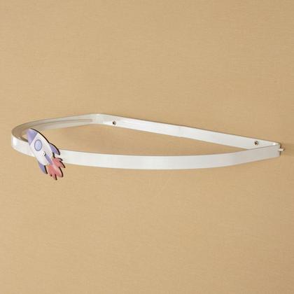 Imagem de Dossel Dorsel de Parede  Foguete Astronauta Espaço Azul