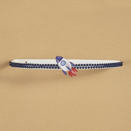 Imagem de Dossel Dorsel de Parede Foguete com Perola Azul Espaço Astro