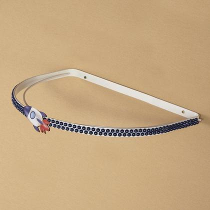 Imagem de Dossel Dorsel de Parede Foguete com Perola Azul Espaço Astro