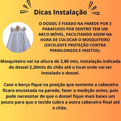 Imagem de Dossel Mosquiteiro Parede Quarto Bebe Menino Menina Safari Berço Americano Nacional Leao Dourado