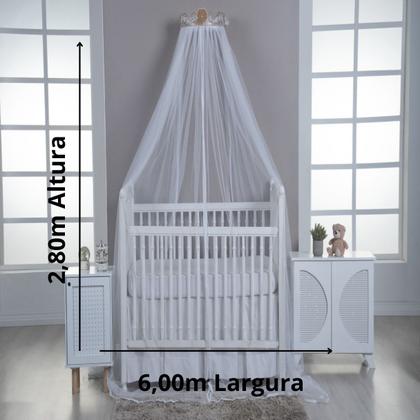 Imagem de Dossel Mosquiteiro Parede Quarto Bebe Menino Menina Safari Berço Americano Nacional Leao Dourado