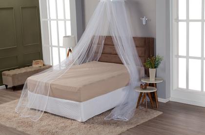 Imagem de Dossel para Cama de Casal com Mosquiteiro e Suporte de Tule