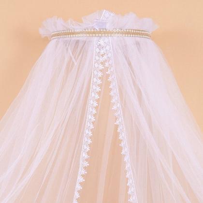 Imagem de Dossel Suporte Berco De Bebe Para Parede Enfeitado Dourado