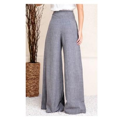 Imagem de  DOUTORAS MODAS Calça Pantalona de Linho 8302 Conforto e Estilo em Alta