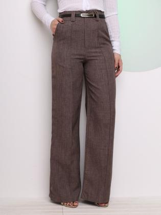 Imagem de Doutoras Modas Calça Pantalona Linho Acompanha Cinto Coleção Nova 10020