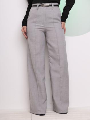 Imagem de Doutoras Modas Calça Pantalona Linho Acompanha Cinto Coleção Nova 10020