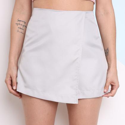 Imagem de DOUTORAS MODAS Short Saia Gabardine com Zíper Lateral G170