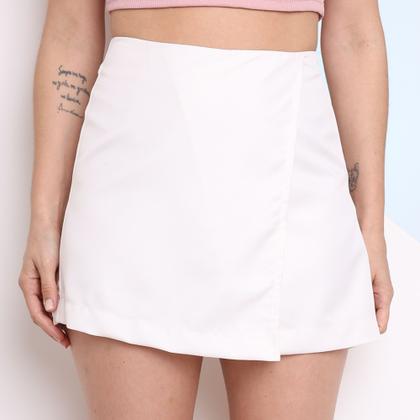 Imagem de DOUTORAS MODAS Short Saia Gabardine com Zíper Lateral G170