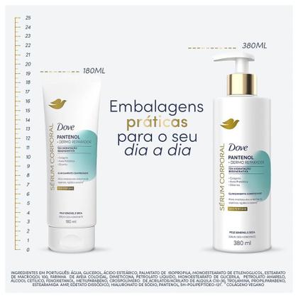Imagem de Dove Sérum Hidratante Corporal sem Perfume Pantenol Dermo Reparador 380ml