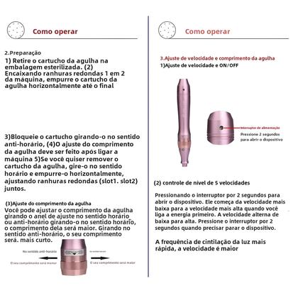 Imagem de Dr.Pen M7-W - Dermapen Sem Fio com 12 Agulhas - Microagulhamento Elétrico