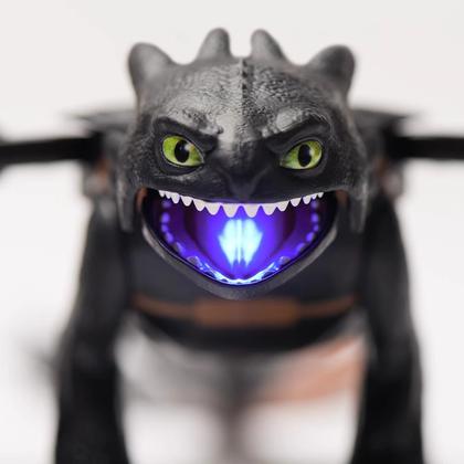 Imagem de Dragão Banguela 63cm com Luz e Som  Ultimate Plasma Blast  Como Treinar o Seu Dragão