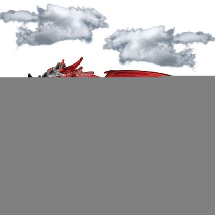 Imagem de Dragão Dinossauro Solta Fumaça  Com Luz  Som E Anda.