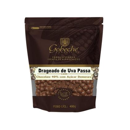 Imagem de   Drageado de Uva Passa com Chocolate 40% Cacau com Açúcar Demerara - 90g