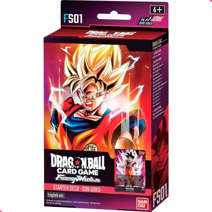 Imagem de Dragon Ball Starter Deck Card Game Fs01 Goku Dbs Tcg Cartas Inglês