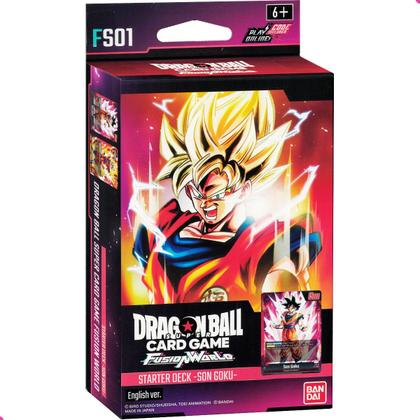 Imagem de Dragon Ball Starter Deck Card Game Fs01 Goku Dbs Tcg Cartas Inglês