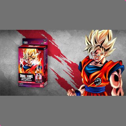 Imagem de Dragon Ball Starter Deck Card Game Fs01 Goku Dbs Tcg Cartas Inglês