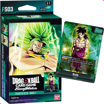 Imagem de Dragon Ball Starter Deck Card Game Fs03 Broly Dbs Tcg Cartas Inglês