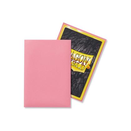Imagem de Dragon Shield 60 Sleeves Japanese Size Pink Para Cartas Yugioh