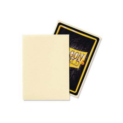 Imagem de Dragon Shield Matte 100 Sleeves Ivory Para Cartas Pokémon Magic