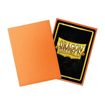 Imagem de Dragon Shield Matte Amber 100 un Sleeves Para Cartas Pokemon Magic