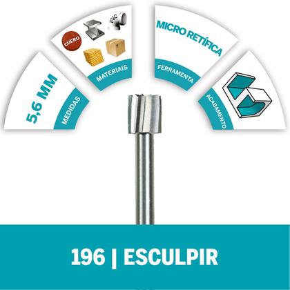 Imagem de Dremel Escariador 196 Paralela 7/32 Polegadas 2UN