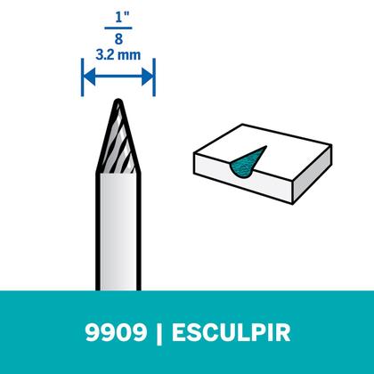 Imagem de Dremel Escariador 9909 Carbtung 1/8 Polegadas