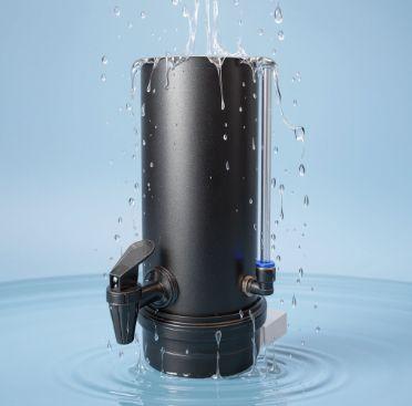 Imagem de Dreno Coletor de Água p/ Ar Condicionado DrenoPro - 8L Preto Fosco. 97cm.
