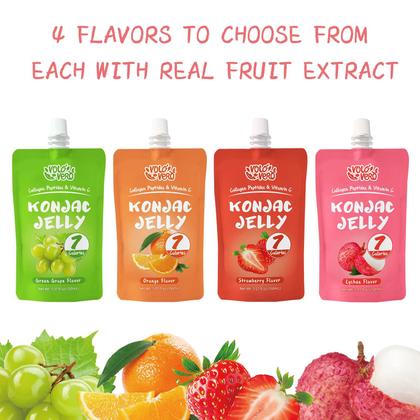 Imagem de Drink Konjac Jelly Pouch Drink VOLO VERO Lychee, pacote com 10 e 7 calorias