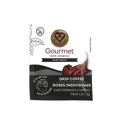 Imagem de Drip Coffee Gourmet Dark Roast 3 Corações