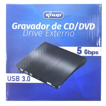 Imagem de Drive Externo Portátil Slim Gravação Leitura Dvd-r Ddvd-rw gv02