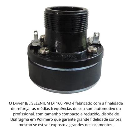 Imagem de Driver Jbl Dt160 Pro Selenium 60w Rms 8 Ohms Original