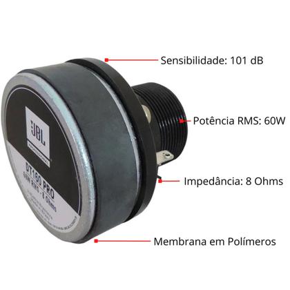 Imagem de Driver Jbl Dt160 Pro Selenium 60w Rms 8 Ohms Original