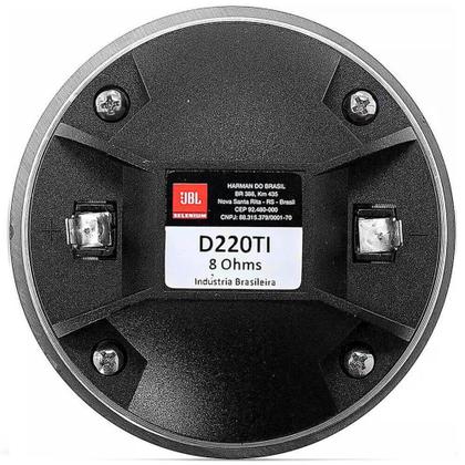 Imagem de Driver JBL Selenium D220TI 80w Rms 8 Ohms Titânio
