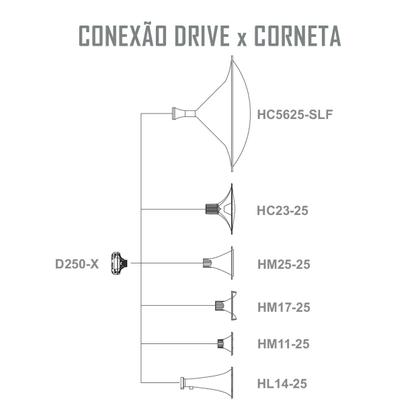 Imagem de Driver JBL Selenium D250X 100 RMS 8 Ohms