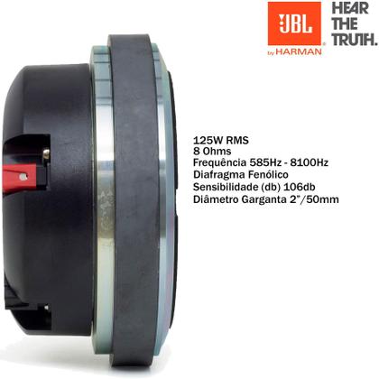 Driver JBL Selenium D360 Pro Fenólico 125W RMS 8 Ohms - Driver