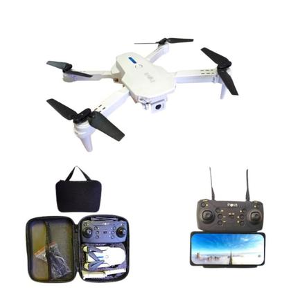 Imagem de Drone 4K com Câmera Dupla, Sensor Anticolisão e Bateria Extra Perfeito para Filmagem Aérea