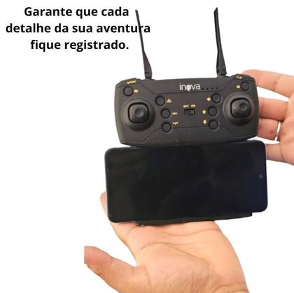 Imagem de Drone 4K com Câmera Dupla, Sensor Anticolisão e Bateria Extra Perfeito para Filmagem Aérea