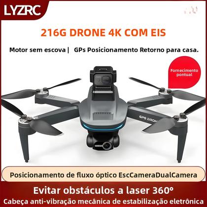 Imagem de Drone 4K L200 pro MAX Com Câmera Dupla 360 graus Quadcopter RC FPV Com Motor Sem Escovas E Evitação De