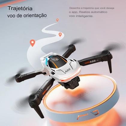 Imagem de Drone A88 Profissional 5G Dual Camera 8K  Kit 1 á 4 Baterias