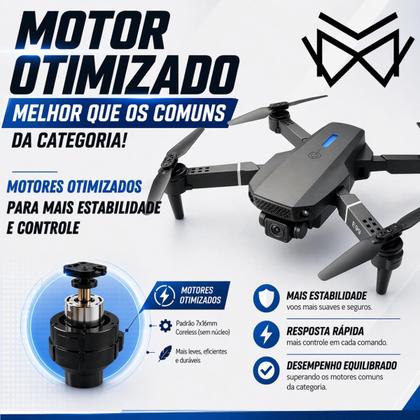 Imagem de Drone com Câmera 4K XS9 Modo de Voo 360 Estável Wifi 2,4g FPV