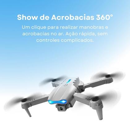 Imagem de Drone com Câmera K3 Modo sem Cabeça Estabilidade WiFi Voo 360 Transmissão em tempo real
