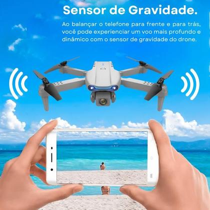 Imagem de Drone com Câmera K3 Modo sem Cabeça Estabilidade WiFi Voo 360 Transmissão em tempo real