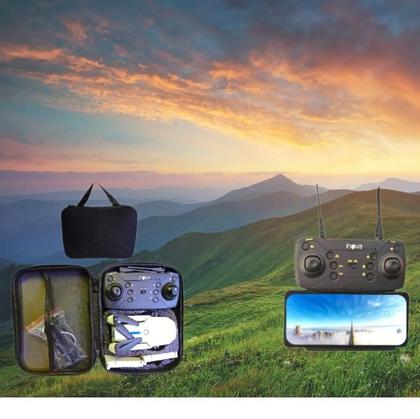 Imagem de Drone Compacto com Câmera Dupla, Sensor de Obstáculos e 2 Baterias - Voo Seguro e Fácil 