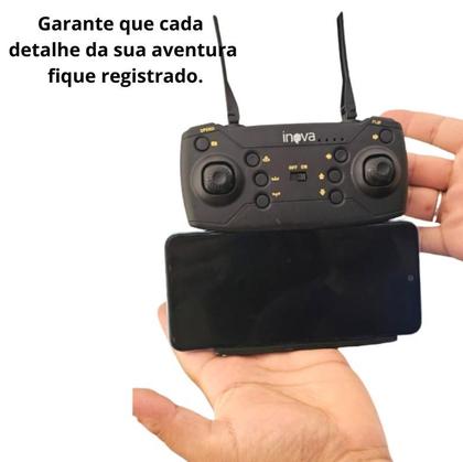 Imagem de Drone Compacto com Câmera Dupla, Sensor de Obstáculos e 2 Baterias - Voo Seguro e Fácil 