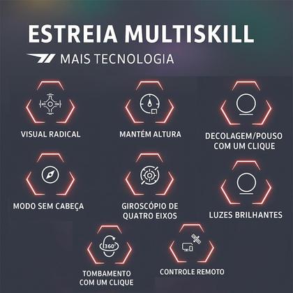 Imagem de Drone Controle Remoto Quadricoptero De Alta Estabilidade Led