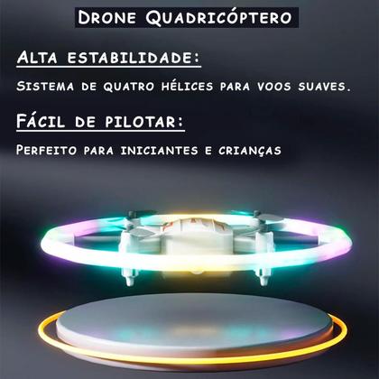 Imagem de Drone Controle Remoto Quadricoptero De Alta Estabilidade Led